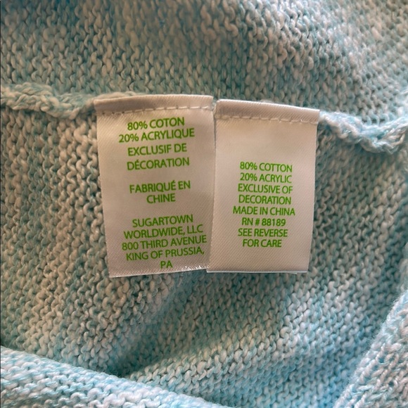 Light Blue Graphic Sweater - Picture 9 of 9